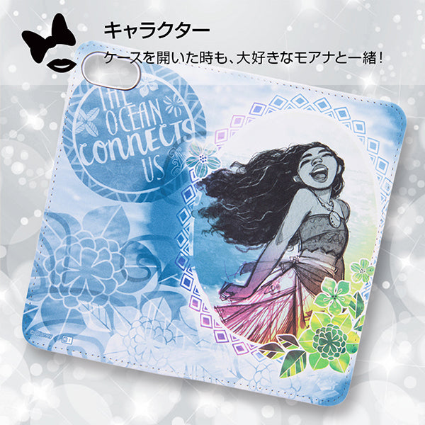 スマホブックカバーケース モアナと伝説の海 モアナ5