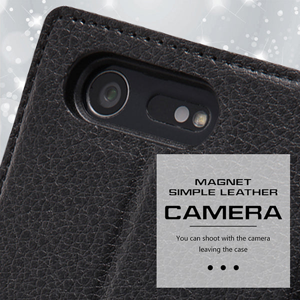 手帳型ケース シンプル マグネット