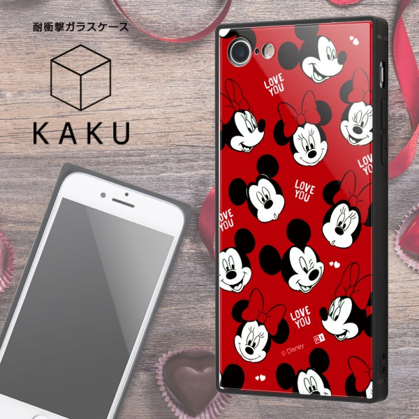 耐衝撃ガラスケース KAKU ディズニー(with a smile)