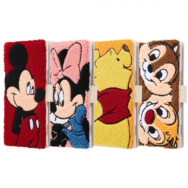 『ディズニーキャラクター』/手帳型ケース サガラ刺繍