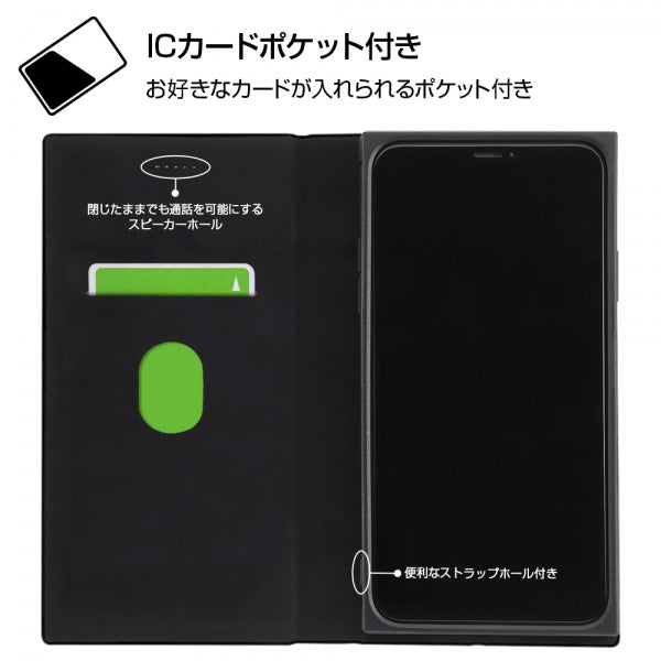 耐衝撃 手帳型レザーケース TETRA サイドマグネット