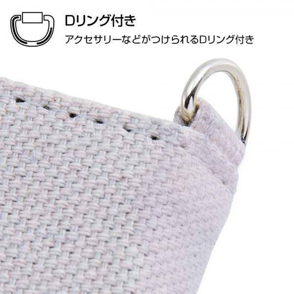 手帳型ケース サガラ刺繍 ミッフィー