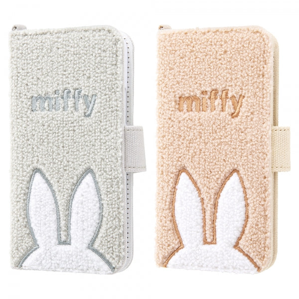 手帳型ケース サガラ刺繍 ミッフィー