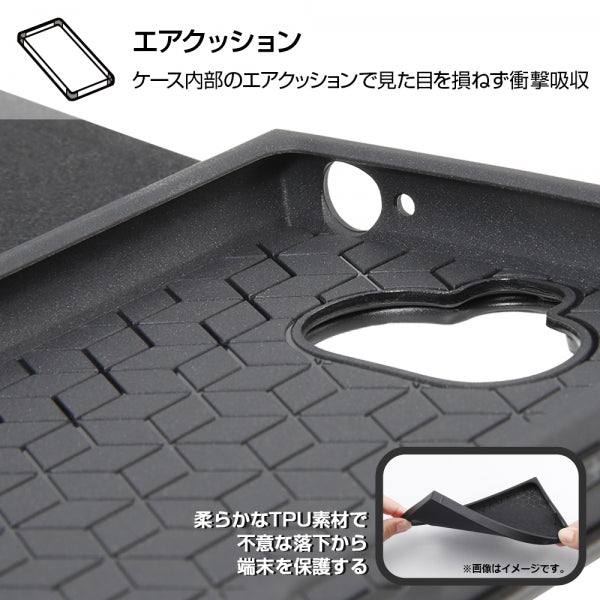 『ディズニーキャラクター』/耐衝撃 手帳型レザーケース サイドマグネット