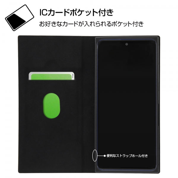 『ディズニーキャラクター』/耐衝撃 手帳型レザーケース サイドマグネット