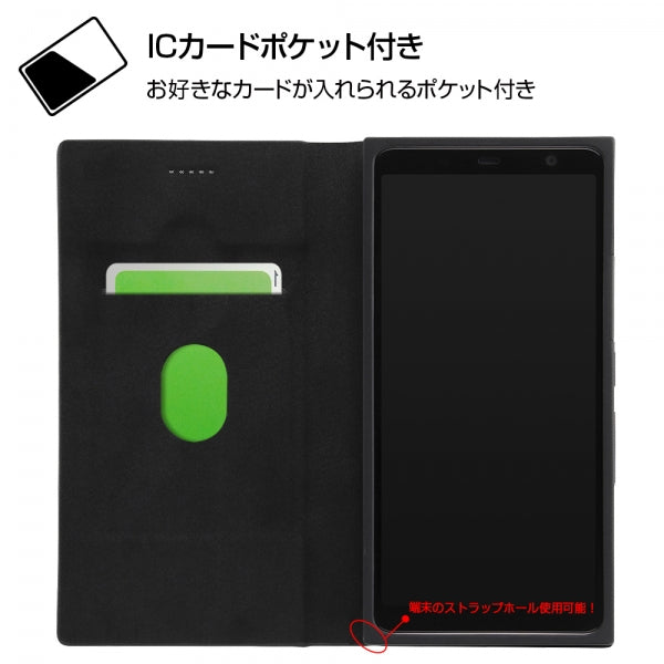 『ディズニーキャラクター』/耐衝撃 手帳型レザーケース サイドマグネット