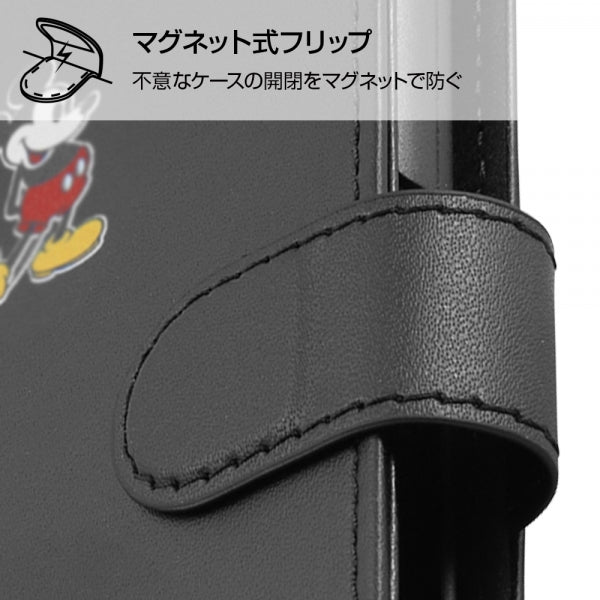 手帳型アートケース マグネット ディズニー