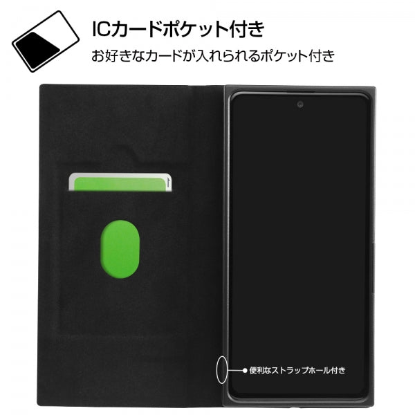 『ディズニーキャラクター』/耐衝撃 手帳型レザーケース サイドマグネット