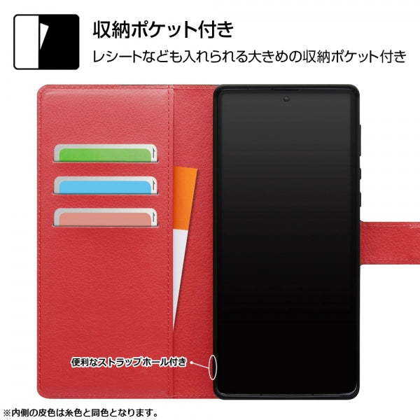 耐衝撃 手帳型レザーケース シンプル マグネット