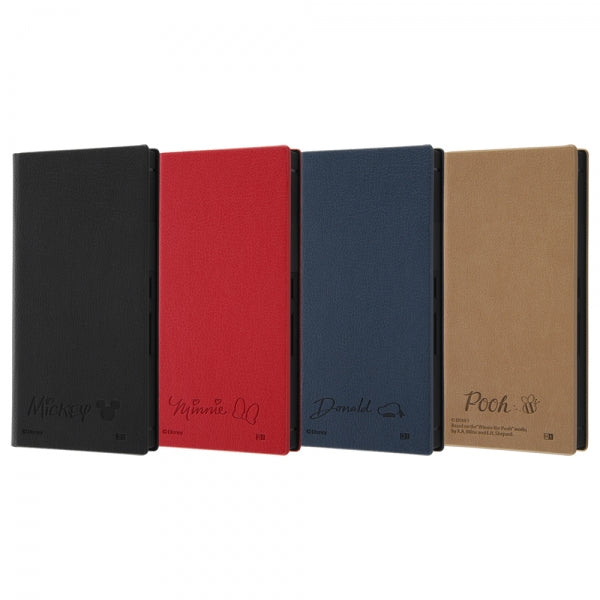 『ディズニーキャラクター』/耐衝撃 手帳型レザーケース サイドマグネット