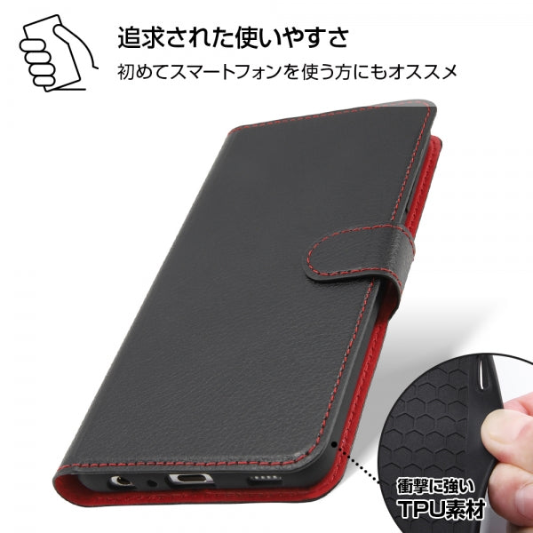 耐衝撃 手帳型ケース シンプル マグネット