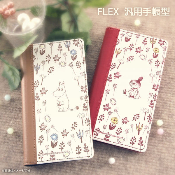『ムーミン』/手帳型ケース FLEX バイカラー L