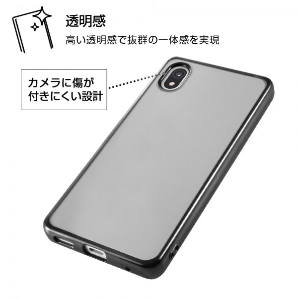 TPUソフトケース メタリックフレーム