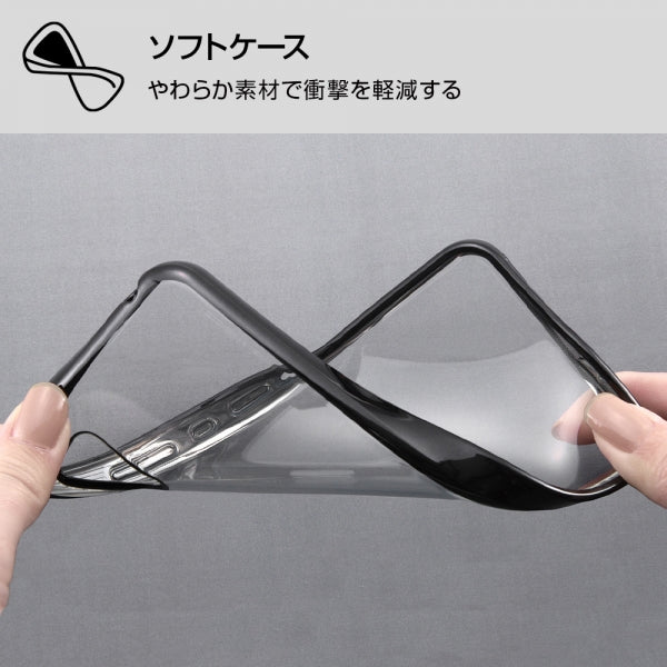 TPUソフトケース メタリックフレーム