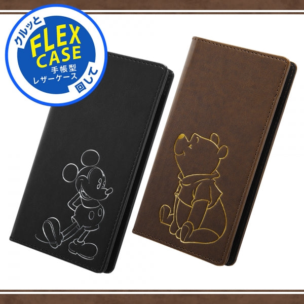 『ディズニーキャラクター』/手帳型 FLEX CASE ホットスタンプ