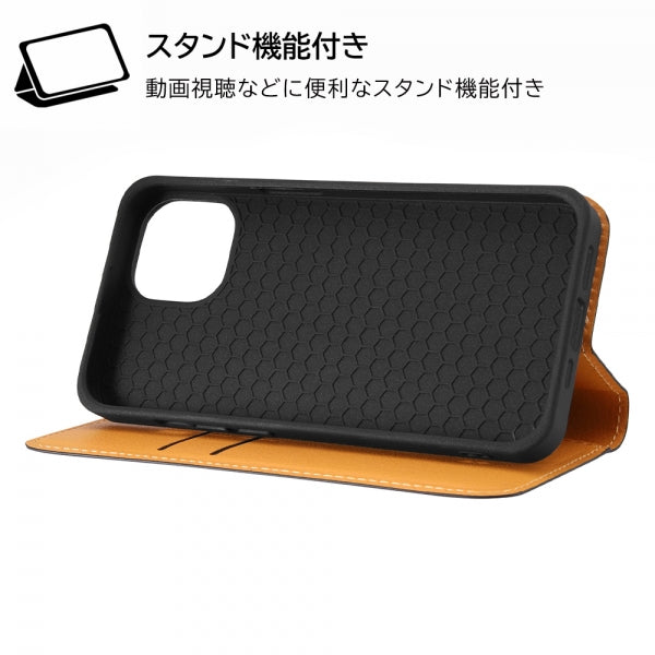 耐衝撃 手帳型レザーケース シンプル