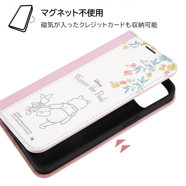 『ディズニーキャラクター』/耐衝撃 手帳型レザーケース Noble