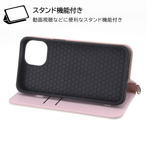 『ディズニーキャラクター』/耐衝撃 手帳型レザーケース Noble