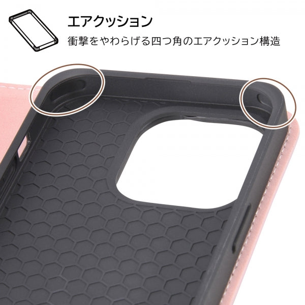 『ディズニーキャラクター』/耐衝撃 手帳型レザーケース Noble