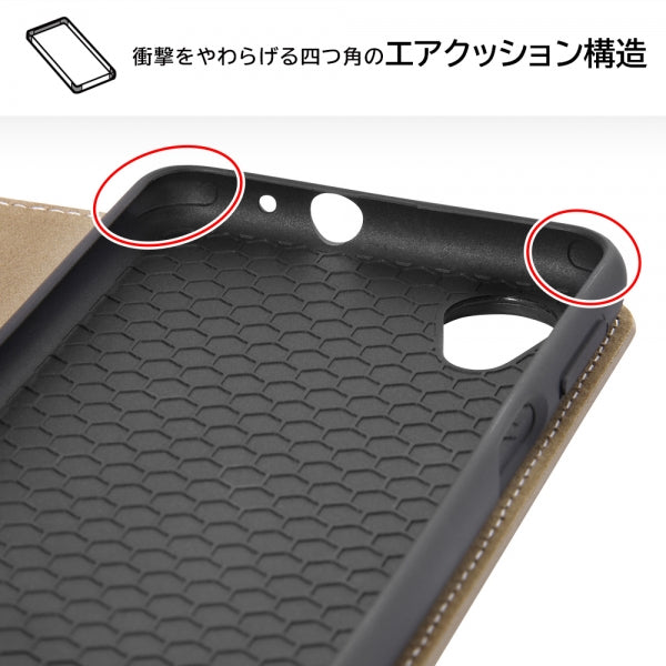 『ディズニーキャラクター』/耐衝撃 手帳型レザーケース Noble