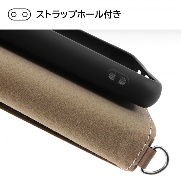 『ディズニーキャラクター』/耐衝撃 手帳型レザーケース Noble