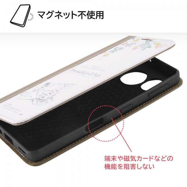 『ディズニーキャラクター』/耐衝撃 手帳型レザーケース Noble