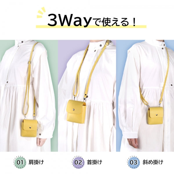 折り畳みスマートフォン ショルダー スマホポーチ m1n1