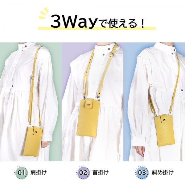 折り畳みスマートフォン ショルダー スマホポーチ m1n1