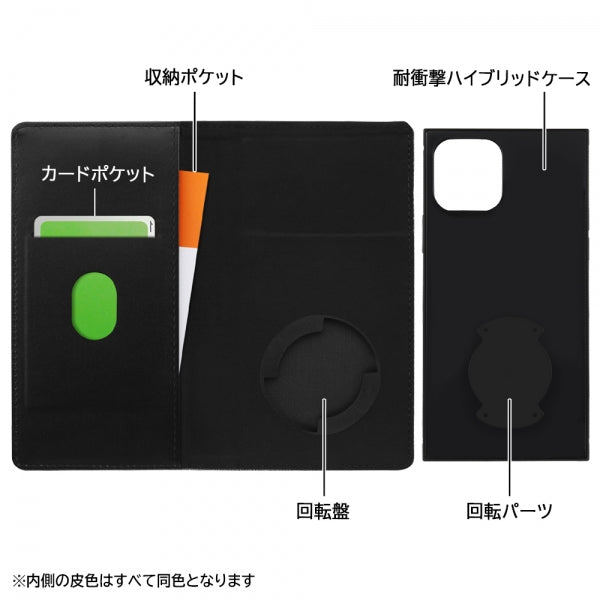 『ディズニーキャラクター』/耐衝撃 徹底保護 手帳型レザーケース Squl