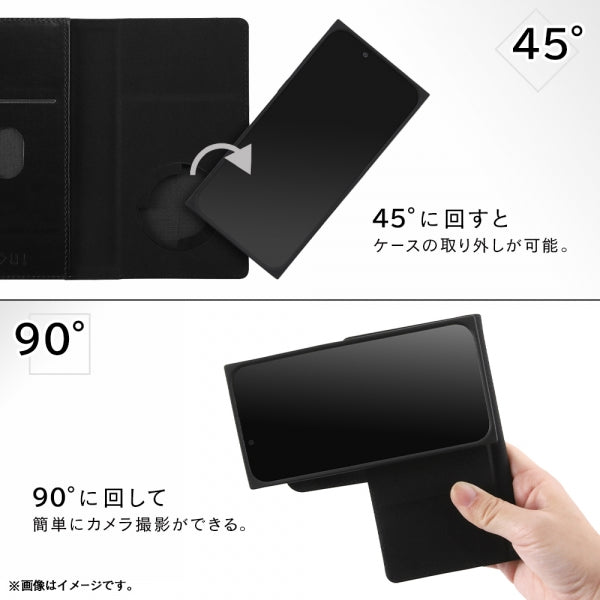 耐衝撃 徹底保護 手帳型レザーケース Squl