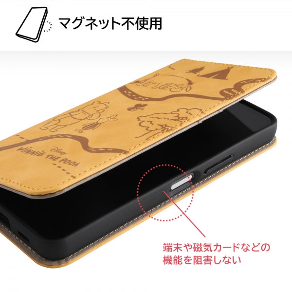 『ディズニーキャラクター』/耐衝撃 手帳型レザーケース Raffine