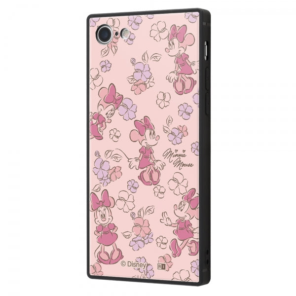 #カラー_ミニーマウスとお花の総柄