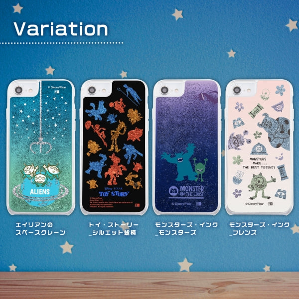 『ディズニー・ピクサーキャラクター』/ラメ グリッターケース