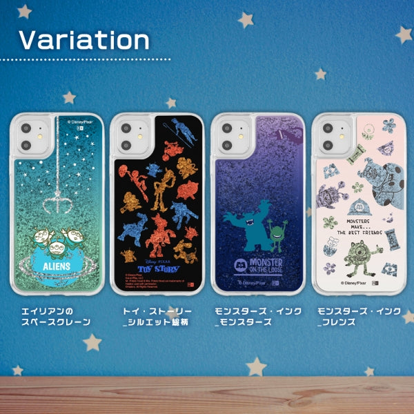 『ディズニー・ピクサーキャラクター』/ラメ グリッターケース