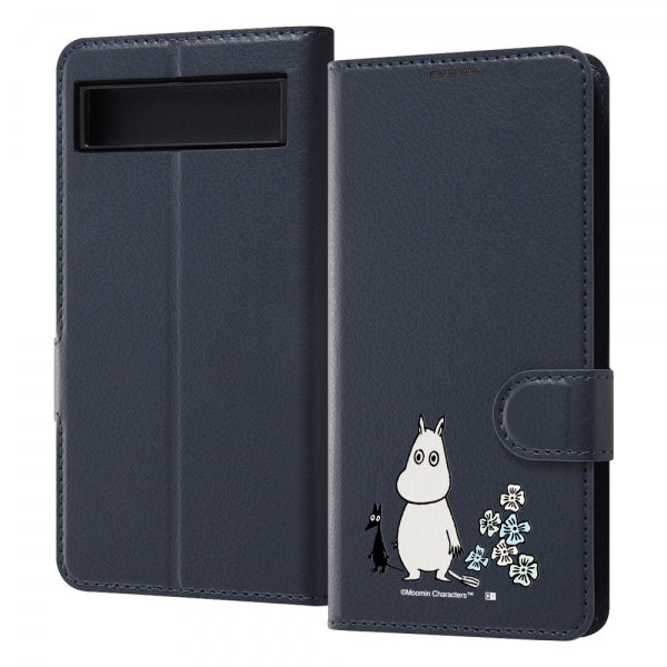 #カラー_ムーミンとお花