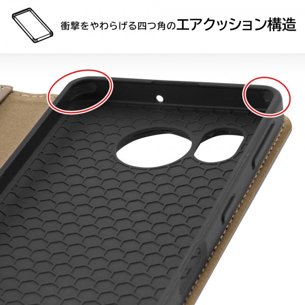 『ミッフィー』/耐衝撃 手帳型レザーケース Raffine