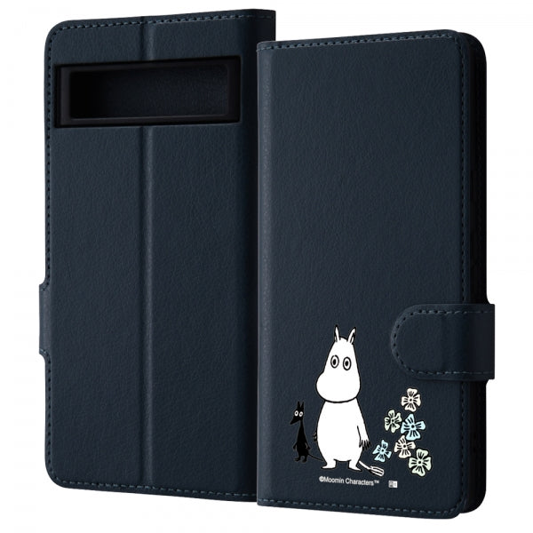 #カラー_ムーミンとお花