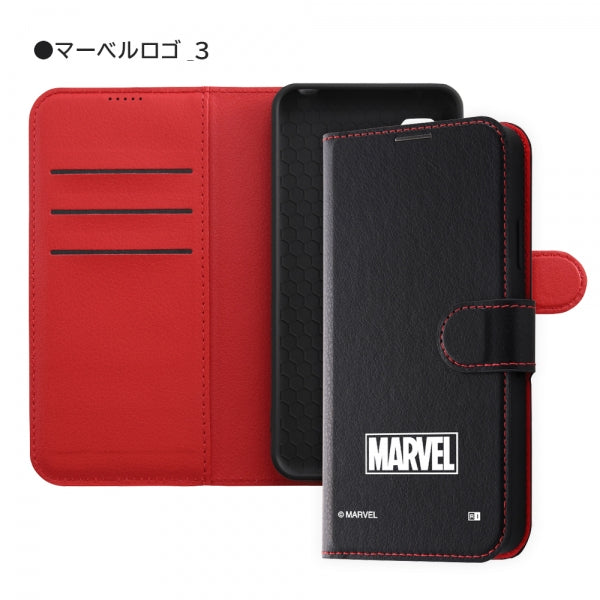 『マーベル』/耐衝撃 手帳型レザーケースマグネット