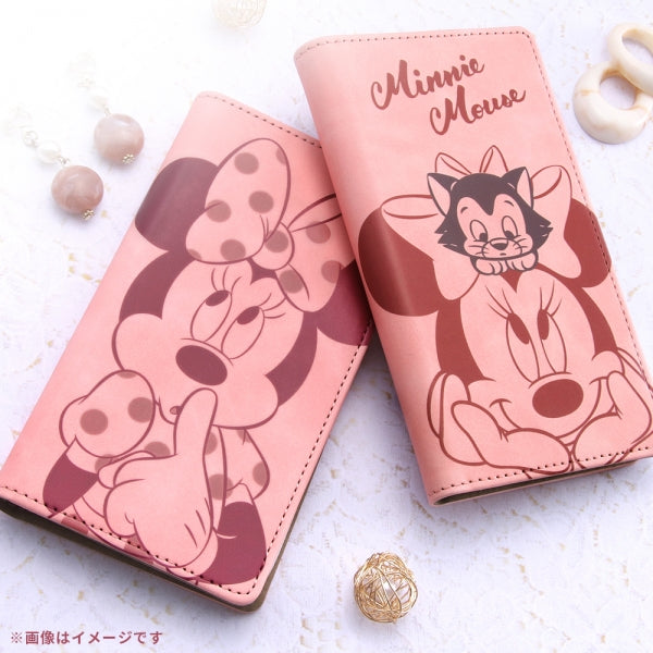 『ディズニーキャラクター』/耐衝撃 手帳型レザーケース Raffine