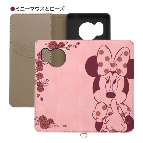 『ディズニーキャラクター』/耐衝撃 手帳型レザーケース Raffine