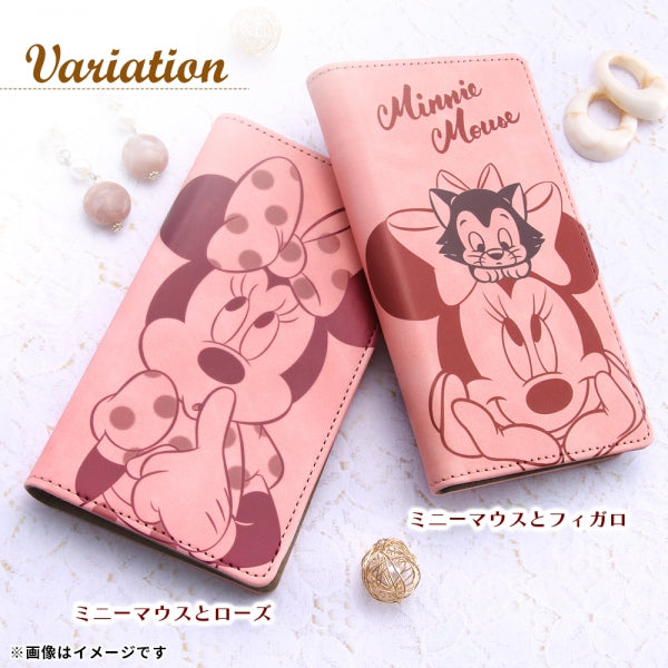 ディズニー手帳型レザーケース Raffine