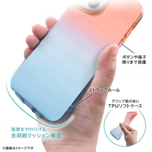 耐衝撃 TPUソフトケース グラデーション GREA