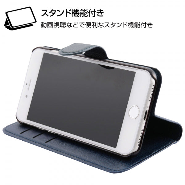 ミッフィー手帳型レザーケース シンプル マグネット