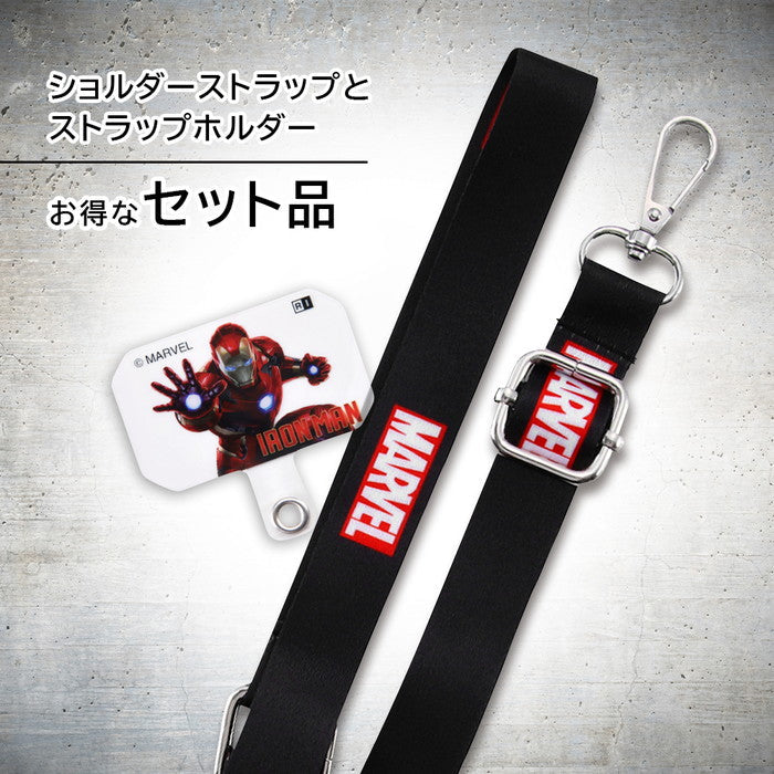 #カラー_マーベルロゴ_ブラック/アイアンマン_3