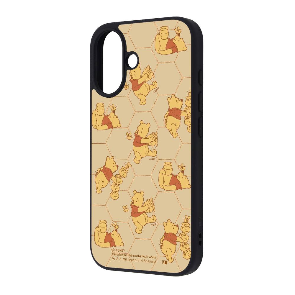 #カラー_プーさんとはちみつ_総柄