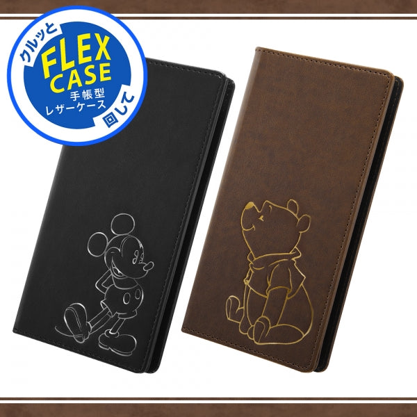 『ディズニーキャラクター』/手帳型 FLEX CASE ホットスタンプ