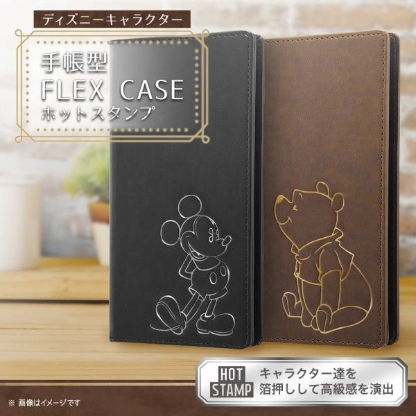 『ディズニーキャラクター』/手帳型 FLEX CASE ホットスタンプ