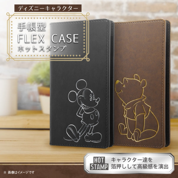 『ディズニーキャラクター』/手帳型 FLEX CASE ホットスタンプ