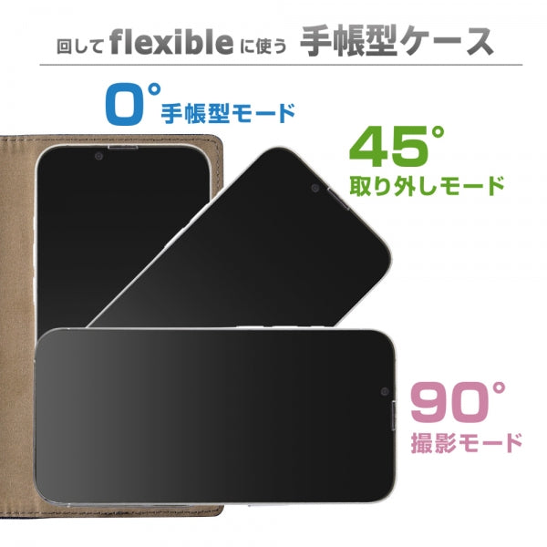 汎用手帳型ケース FLEX Sサイズ デニム