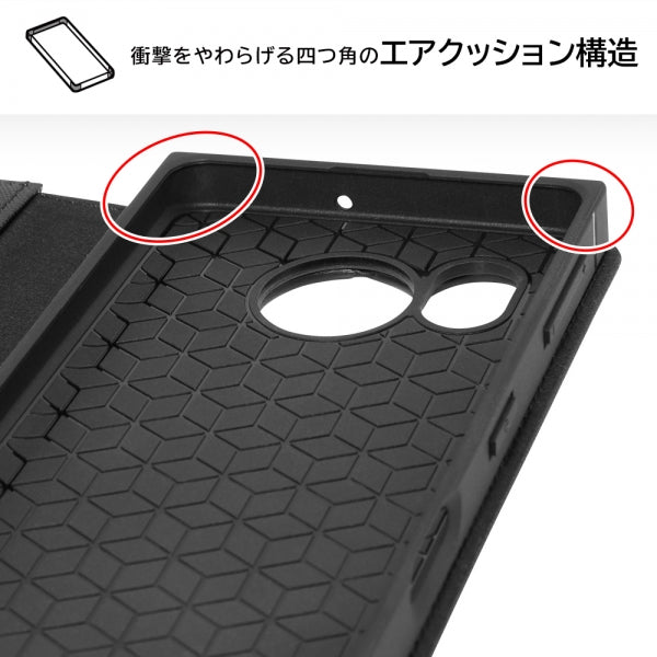 耐衝撃 手帳型レザーケース KAKU Durable